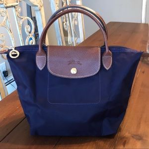 Longchamp le pliage small top handle bag